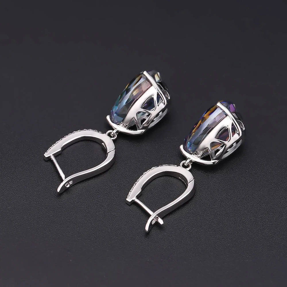 Earrings 925 Sterling Silver Drop For Women Fine Jewelry