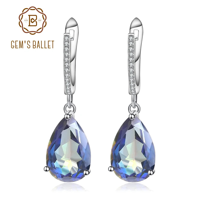 Earrings 925 Sterling Silver Drop For Women Fine Jewelry