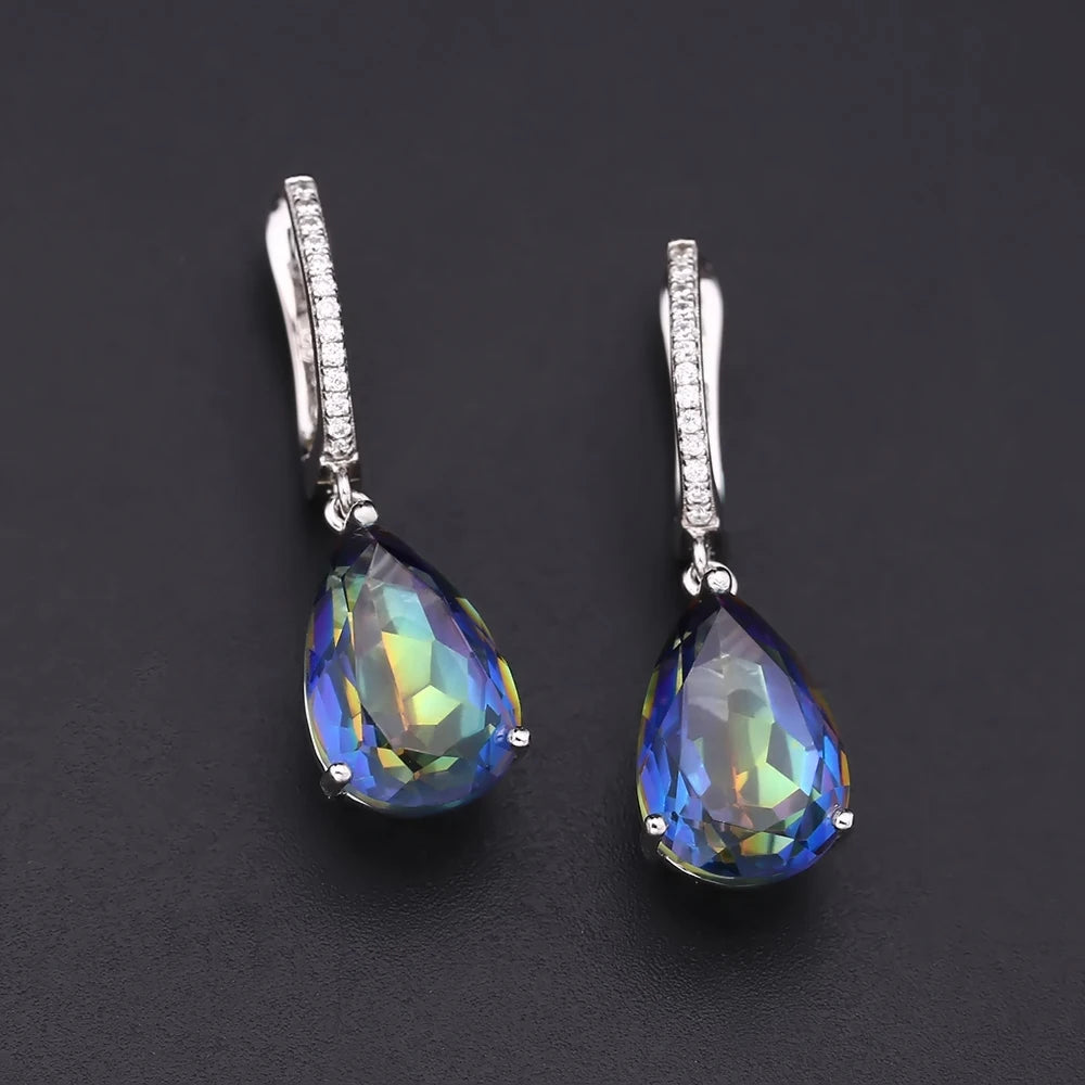 Earrings 925 Sterling Silver Drop For Women Fine Jewelry