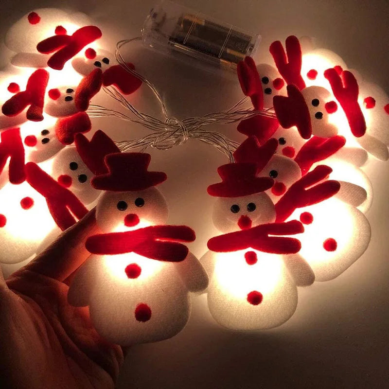 LED Christmas Snowman Lights