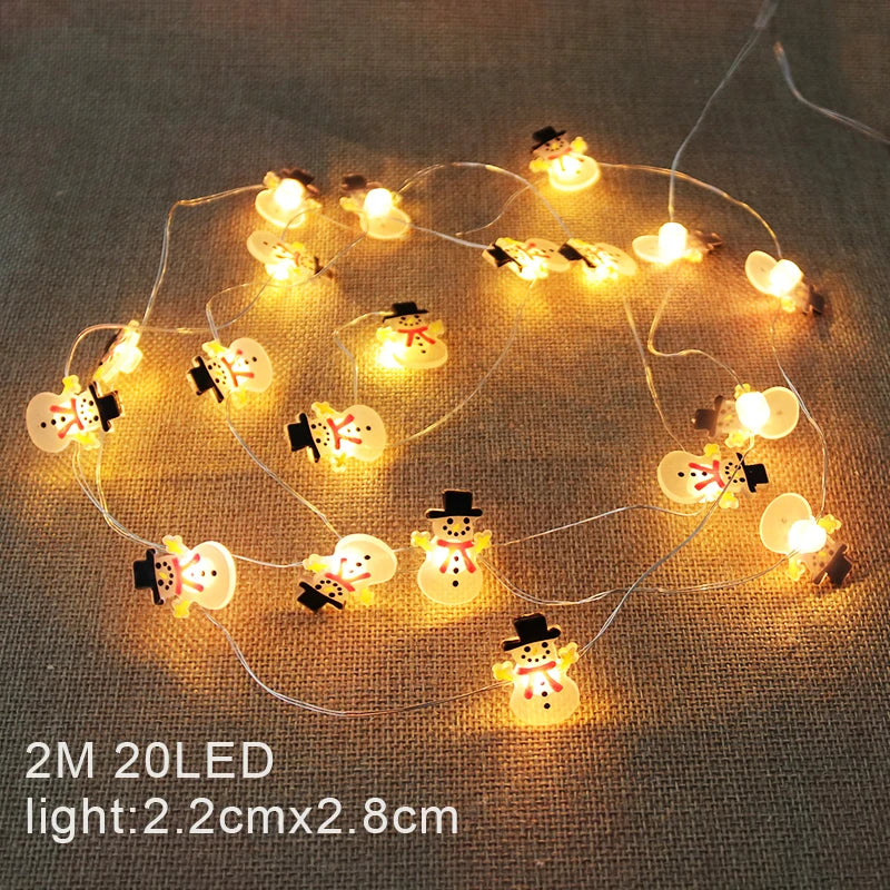 LED Christmas Snowman Lights