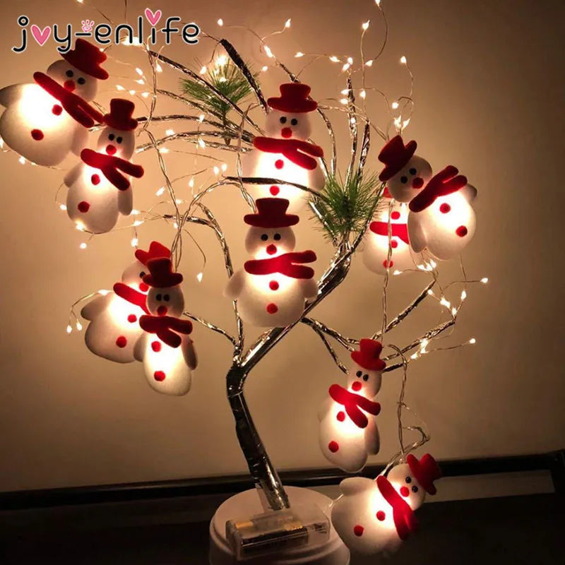 LED Christmas Snowman Lights