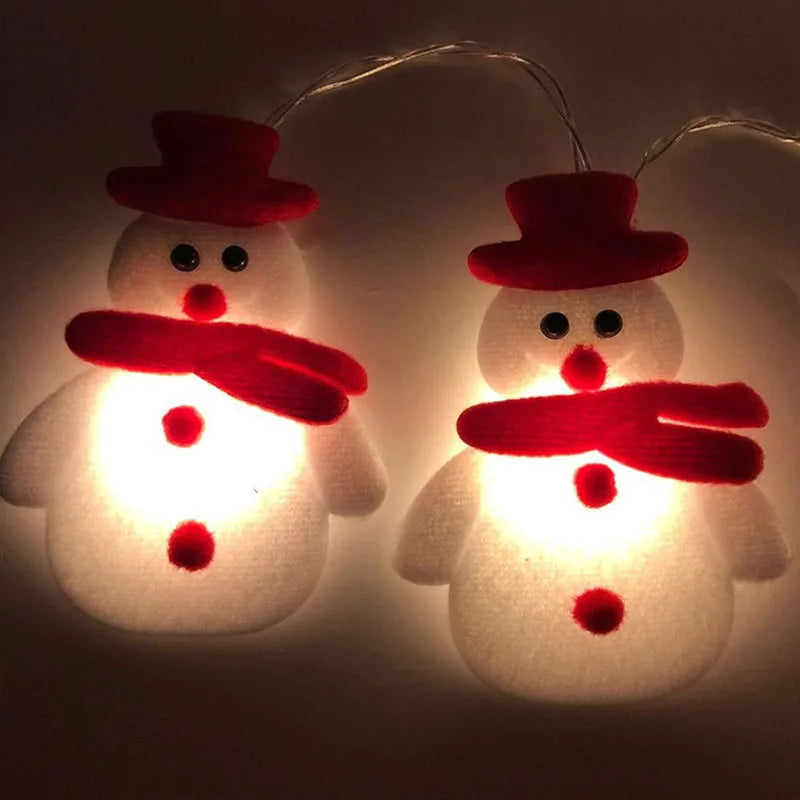 LED Christmas Snowman Lights