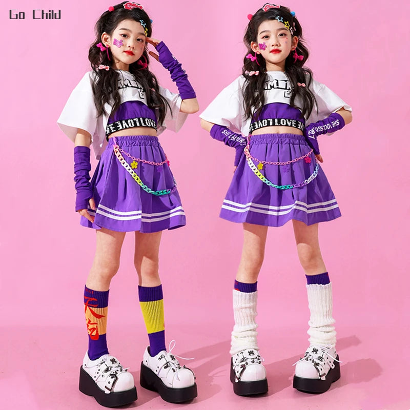 Children Jazz Costumes Clothes Sets