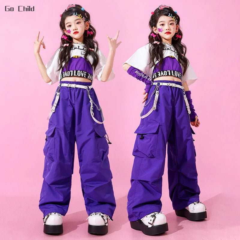 Children Jazz Costumes Clothes Sets