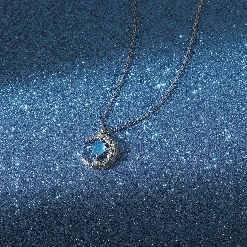 Star Moon Pendant Necklaces