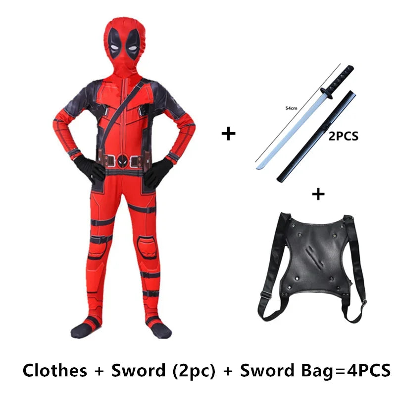 Children Deadpool Halloween Costume