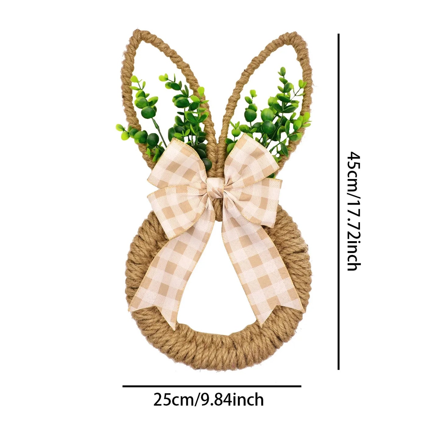 Handicrafts Spring Bunny Wreath