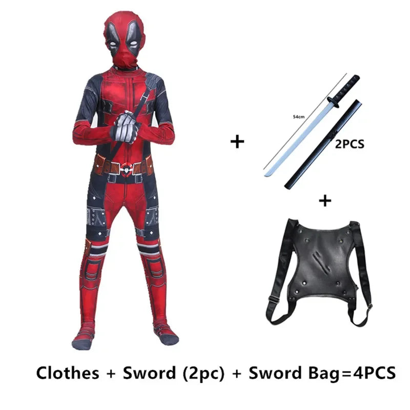 Children Deadpool Halloween Costume