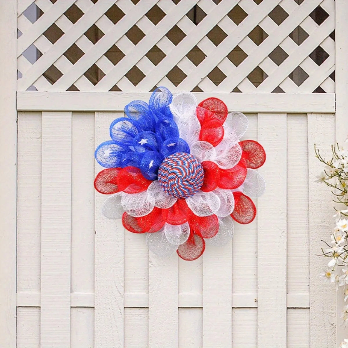 American Flag Wreath