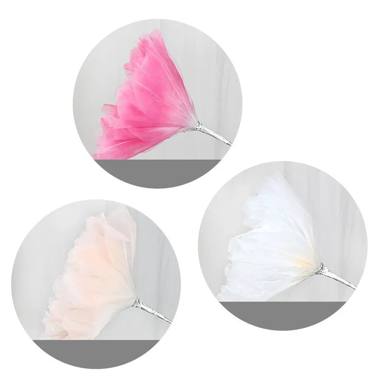 Artificial realistic Silk Poppy Pink Large Flower  