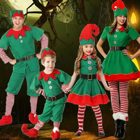 Family Christmas Elf Costume