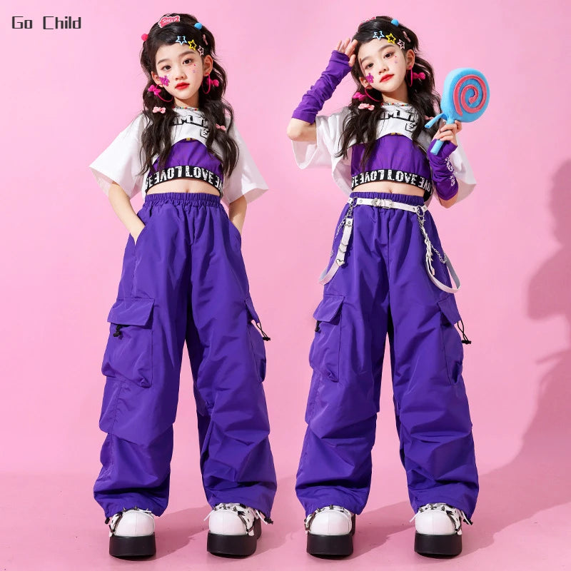 Children Jazz Costumes Clothes Sets