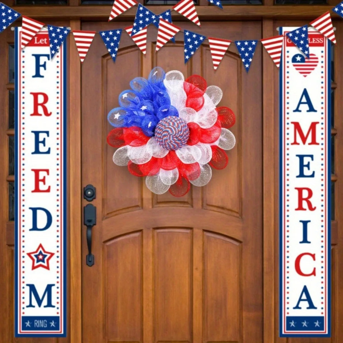 American Flag Wreath
