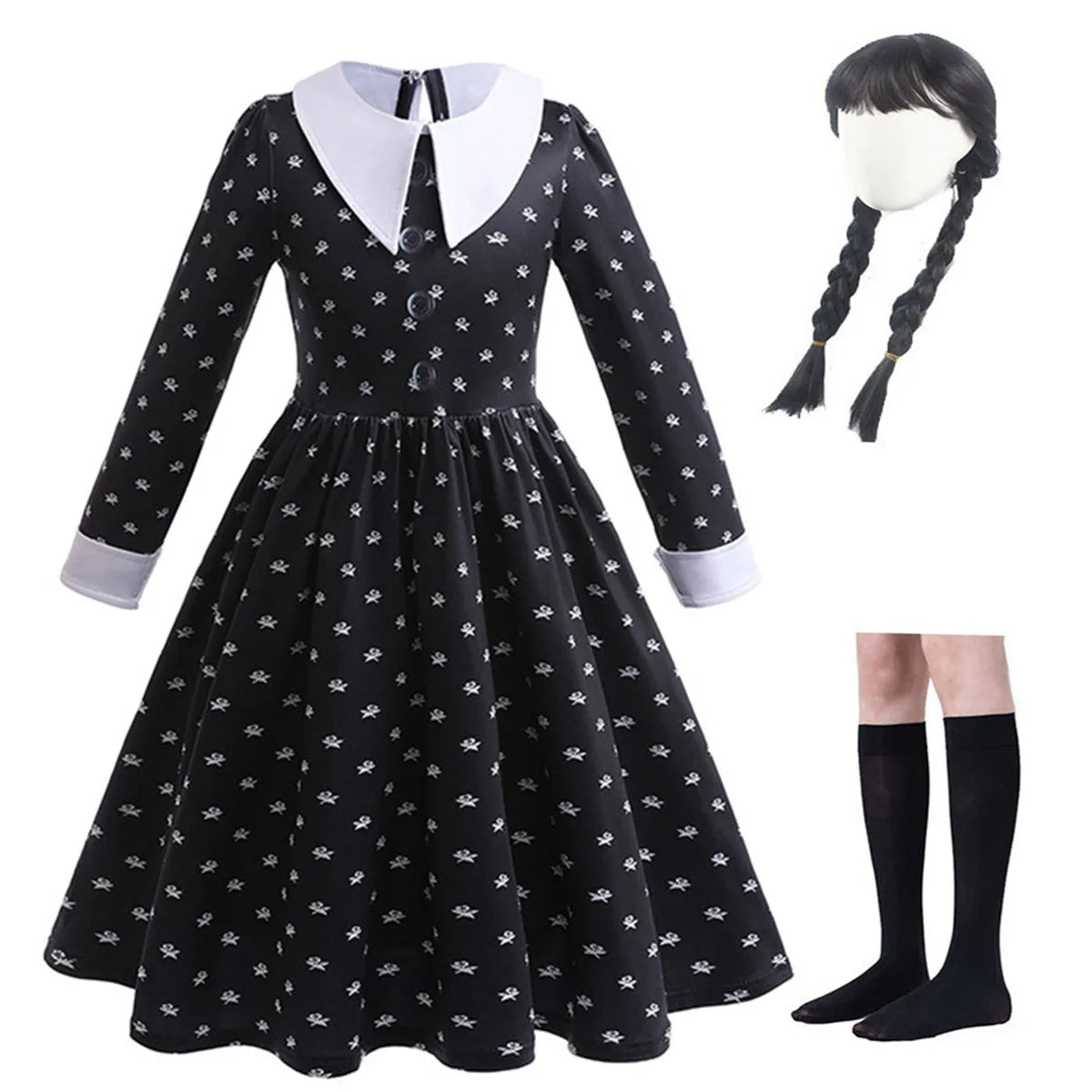 The Addams Family Wednesday Halloween Dress