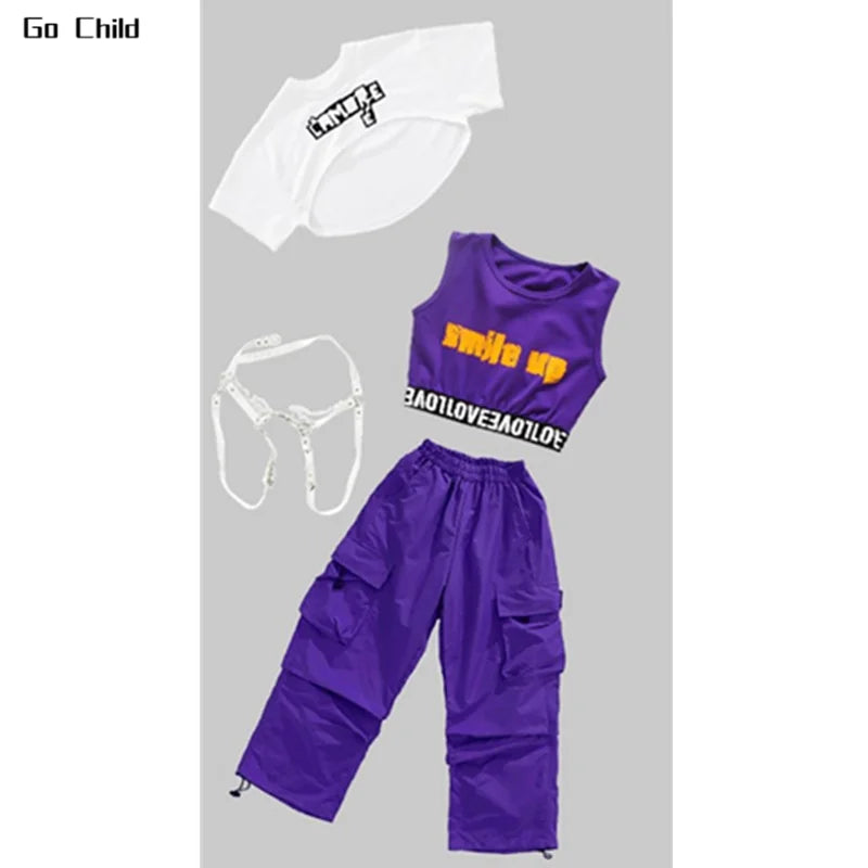 Children Jazz Costumes Clothes Sets