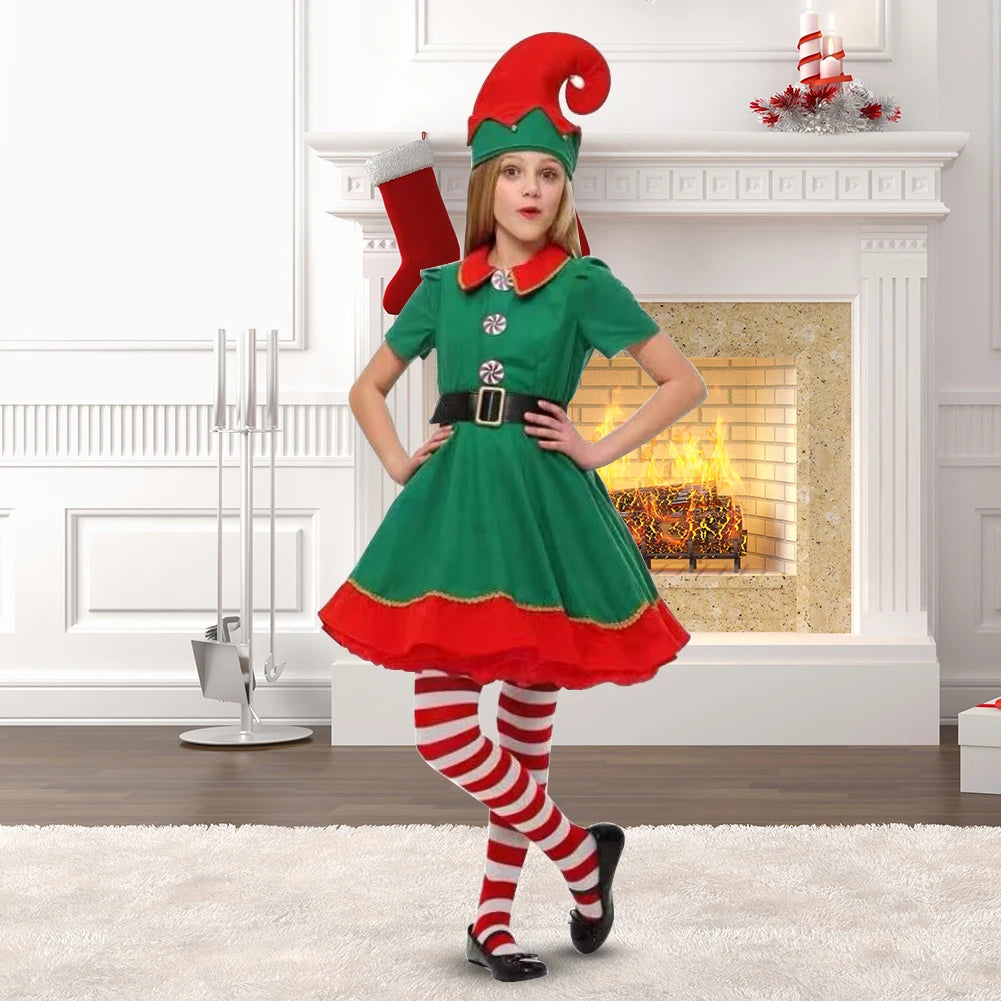 Family Christmas Elf Costume