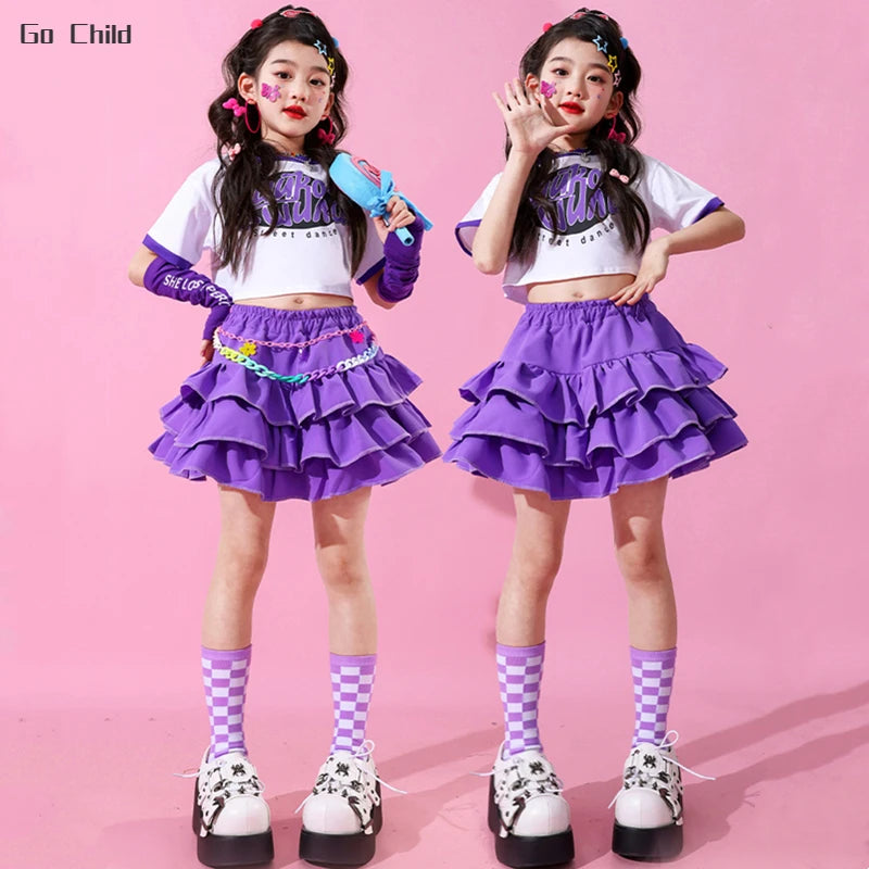 Children Jazz Costumes Clothes Sets