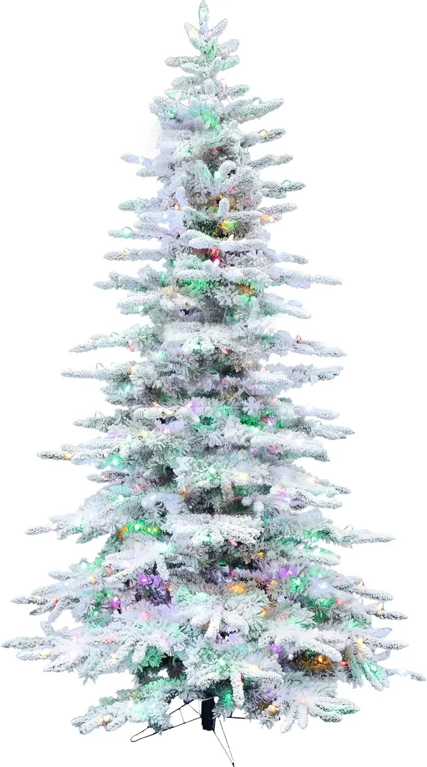 9-ft. Pine Valley Flocked Christmas Tree