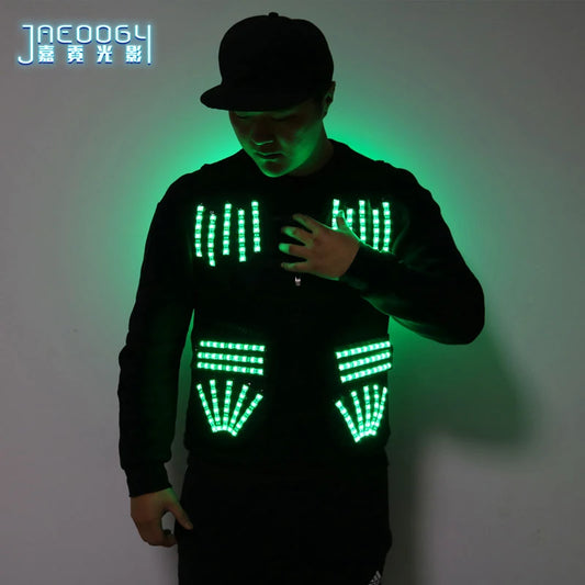 Laser dance costume