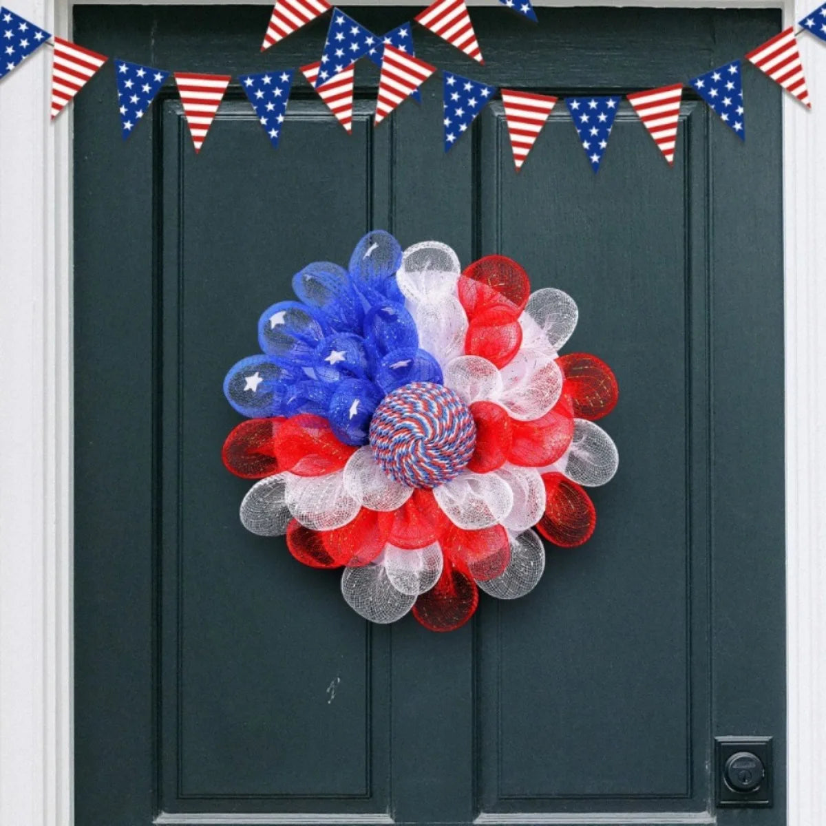 American Flag Wreath