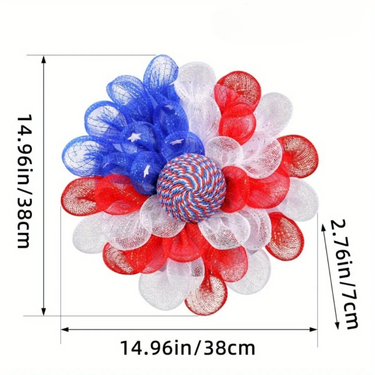 American Flag Wreath