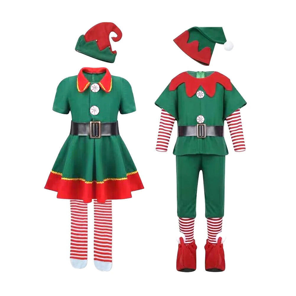 Family Christmas Elf Costume