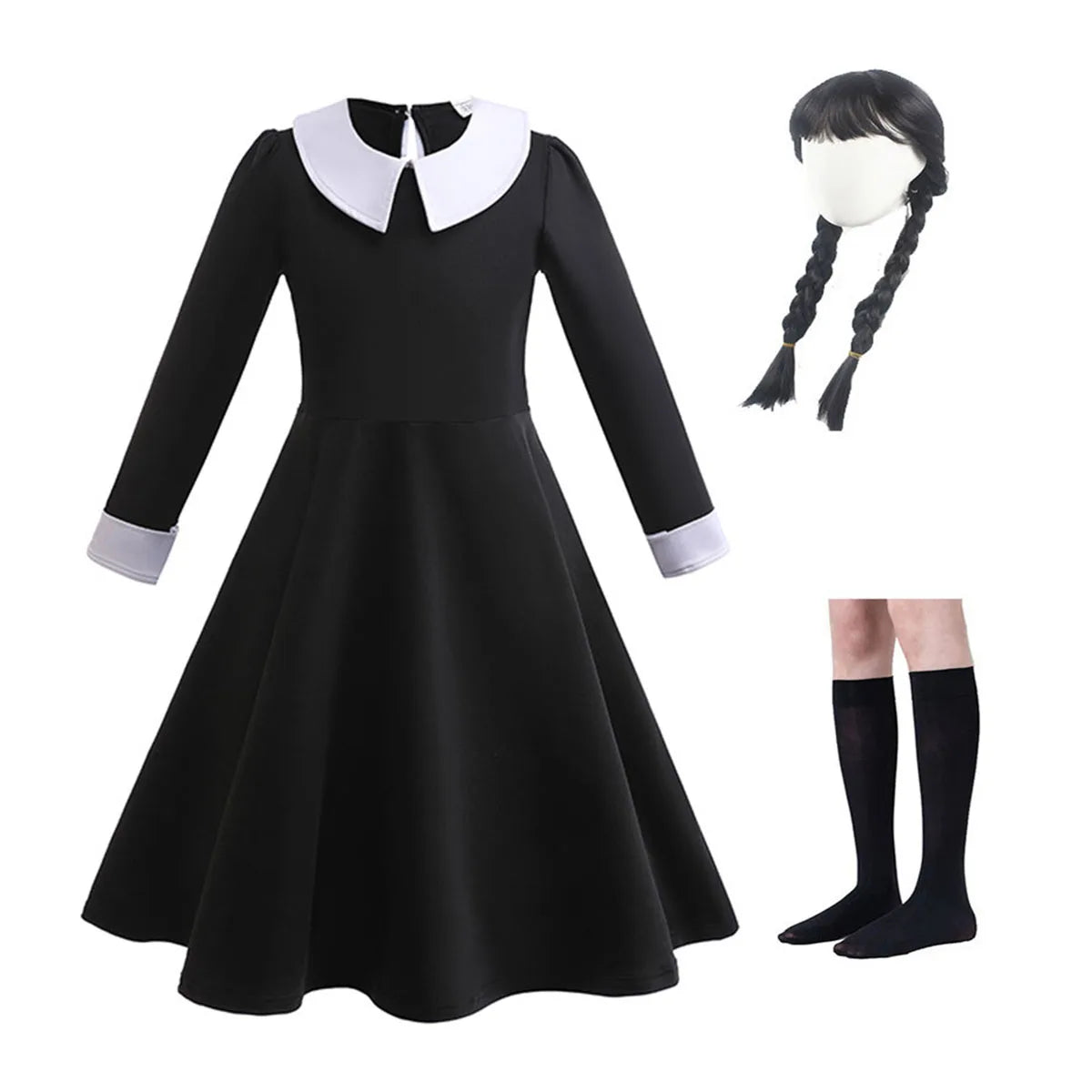 The Addams Family Wednesday Halloween Dress